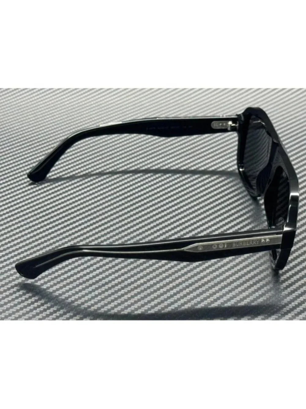 New Burberry Men Black Sunglasses 55-20-145
